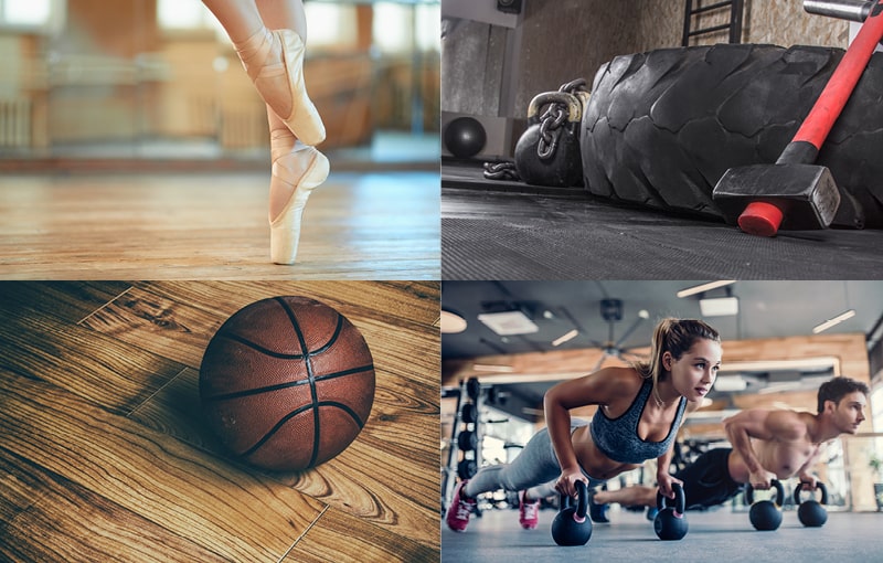Fitness flooring sales